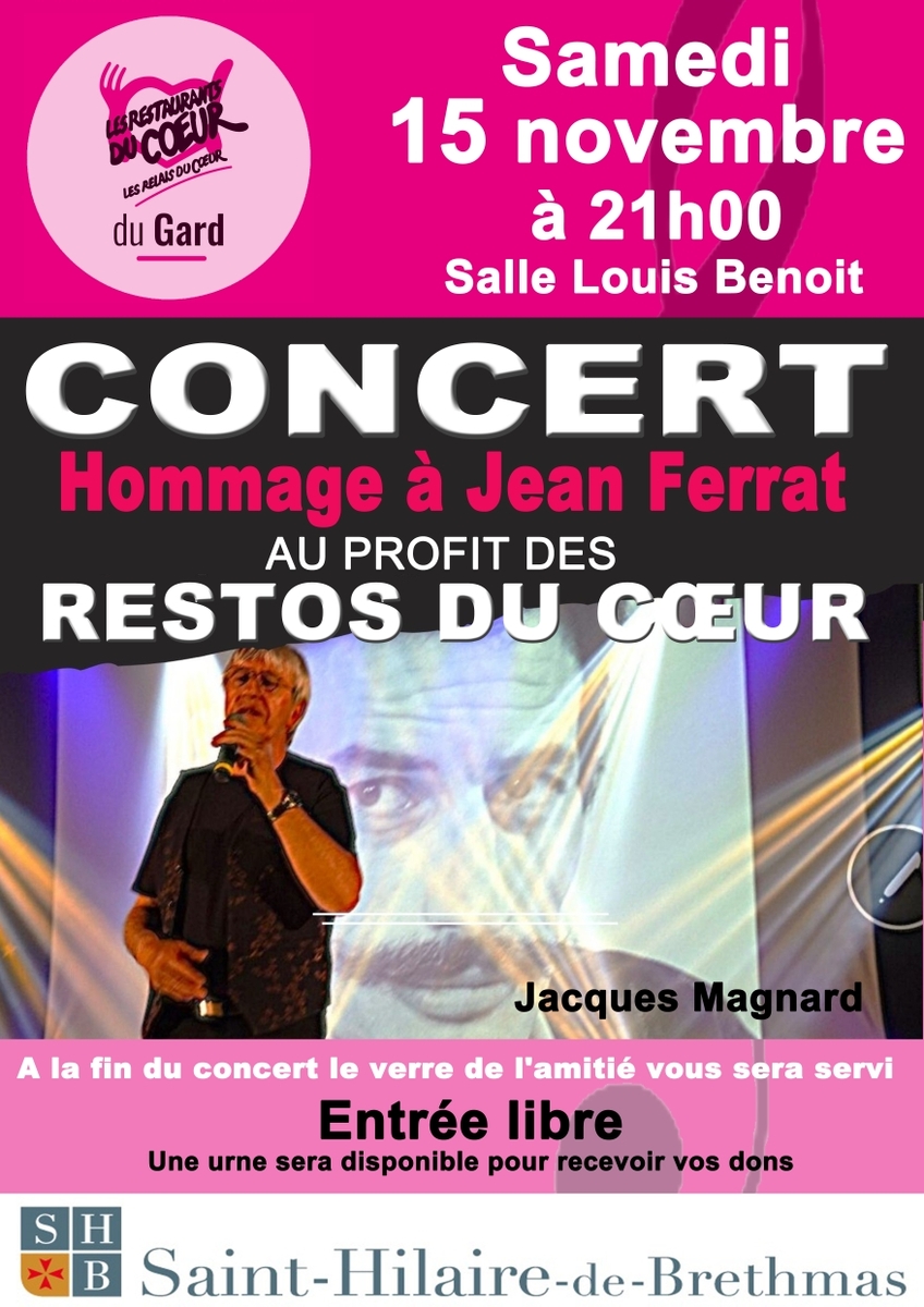 Soirée au profit des restos du coeur