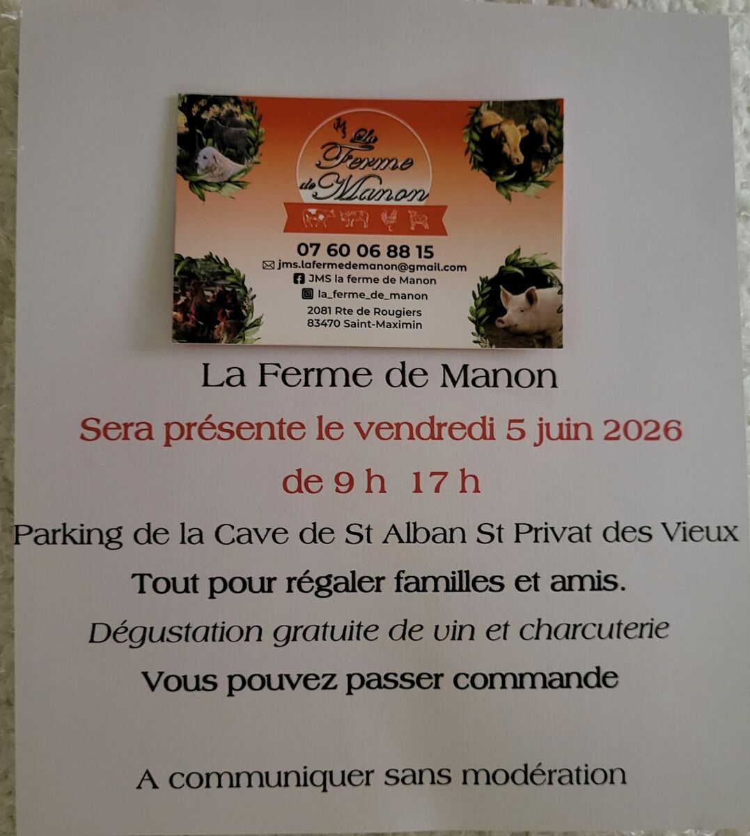LA FERME DE MANON