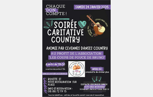 Soirée caritative danse country